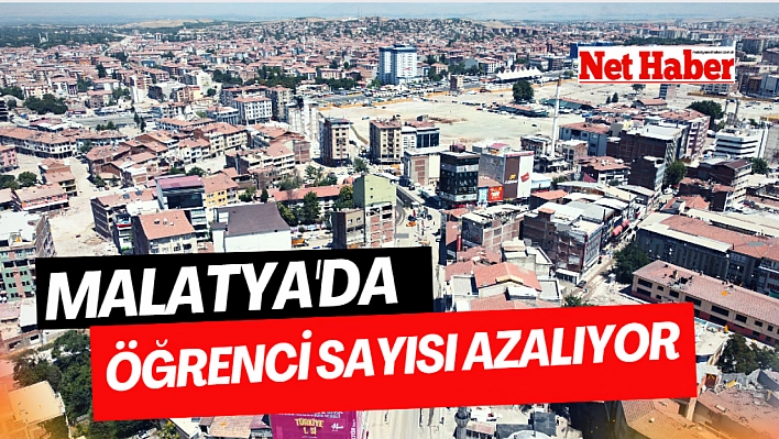 Malatya'da öğrenci sayısı azalıyor