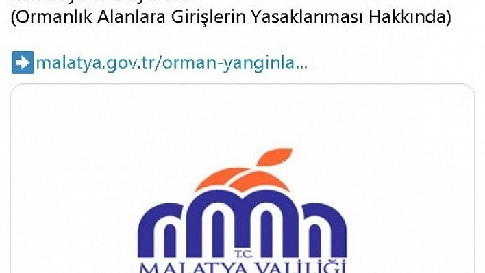 Ormanlara girişler yasaklandı