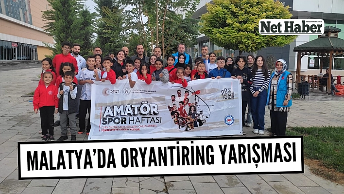 Malatya'da oryantiring yarışması 