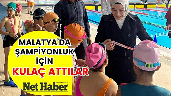 Malatya'da şampiyonluk için kulaç attılar