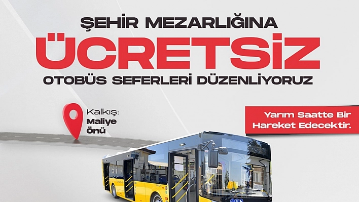 Malatya'da Toplu Taşıma Ücretsiz !