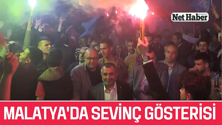 Malatya'da sevinç gösterisi