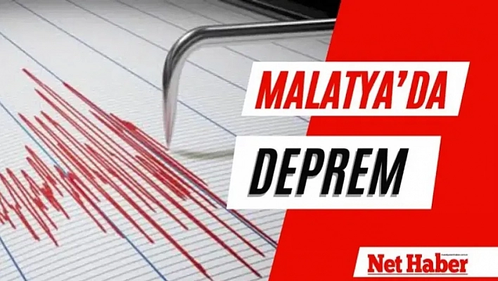 Malatya'da şiddetli deprem