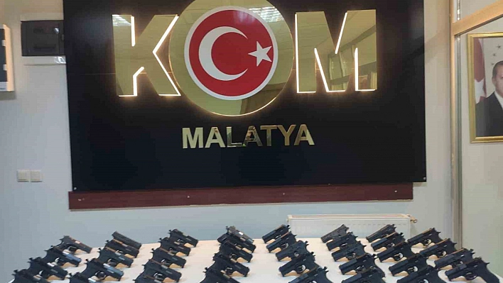 Malatya'da silah kaçakçılarına operasyon