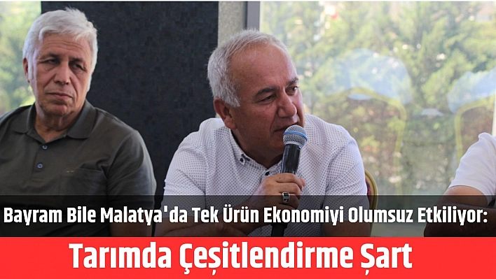 Malatya'da Tek Ürün Ekonomiyi Olumsuz Etkiliyor: Tarımda Çeşitlendirme Şart