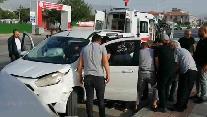 Malatya'da trafik kazası 1 yaralı