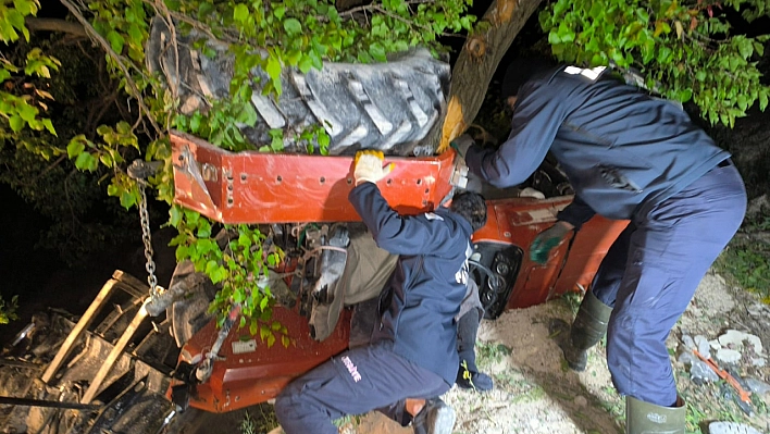 Malatya'da traktör devrildi: 1 ölü