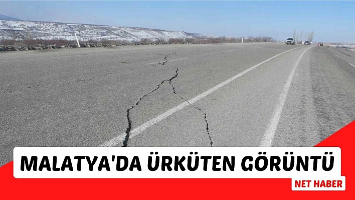 Malatya'da ürküten görüntü