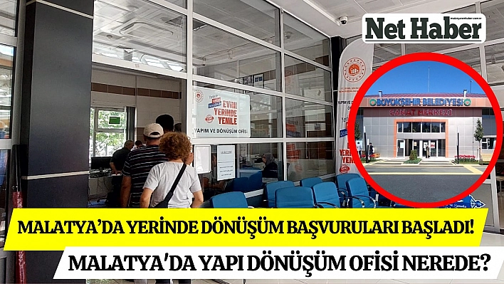 Malatya'da yapı dönüşüm ofisi nerede?