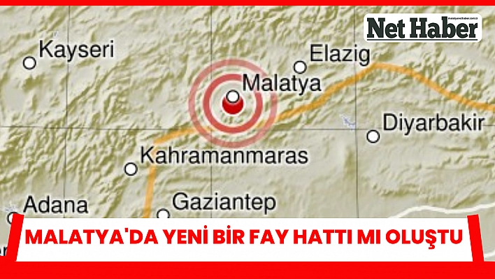 Malatya'da yeni bir fay hattı mı oluştu