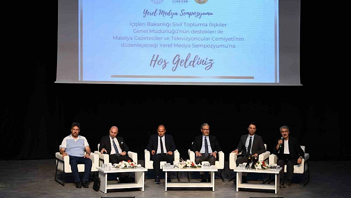 Malatya'da yerel medya sempozyumu düzenlendi