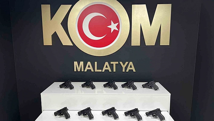 Yolcu otobüsünde 10 ruhsatsız tabanca
