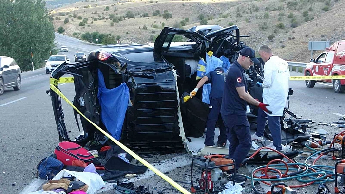 Malatya'da 4 kişinin öldüğü feci kazada kimlikler belli oldu