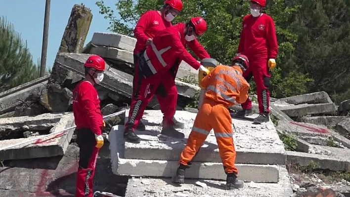 Malatya'dan da ekiplerin katıldığı tatbikat başladı!