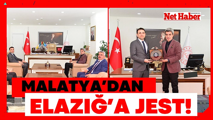 Malatya'dan Elazığ'a jest!