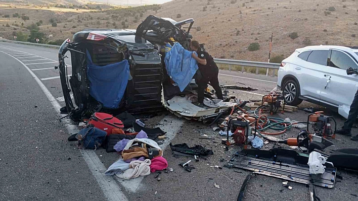 Malatya'da feci kaza: 4 Ölü, 2 Yaralı