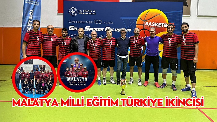 Malatya Milli Eğitim Türkiye ikincisi