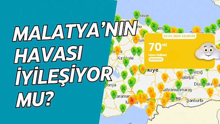 Malatya'nın havası iyileşiyor mu?