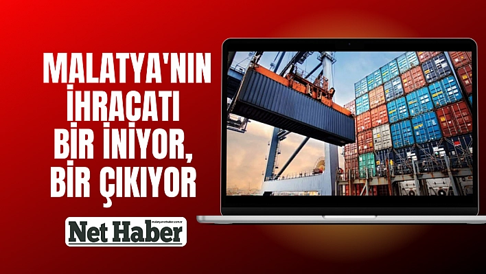 Malatya'nın ihracatı bir iniyor, bir çıkıyor