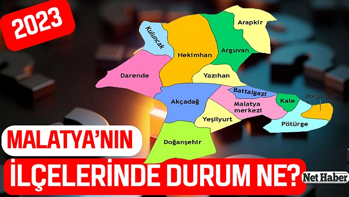 Malatya'nın ilçelerinde durum ne?