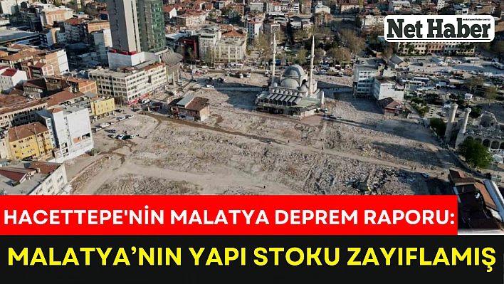 Malatya'nın yapı stoku zayıflamış