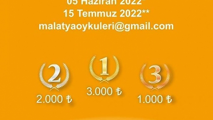 Malatya öyküleri yarışacak