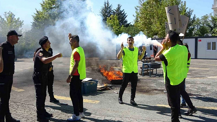 Malatya polisinden tatbikat