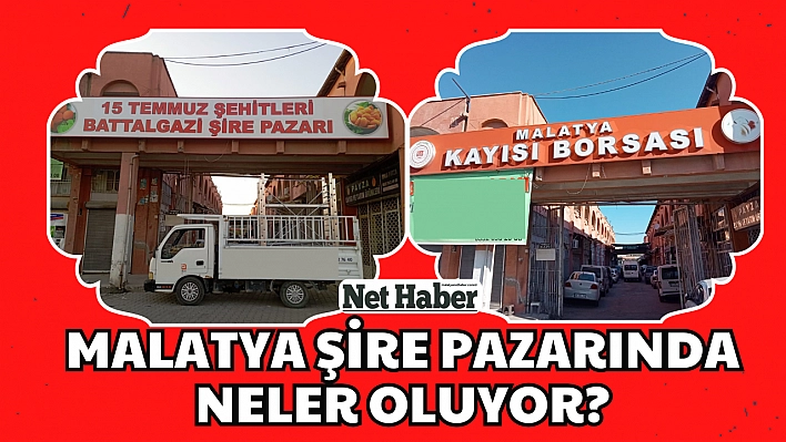 Malatya şire pazarında neler oluyor?