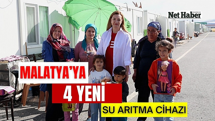 Malatya'ya 4 yeni su arıtma ünitesi