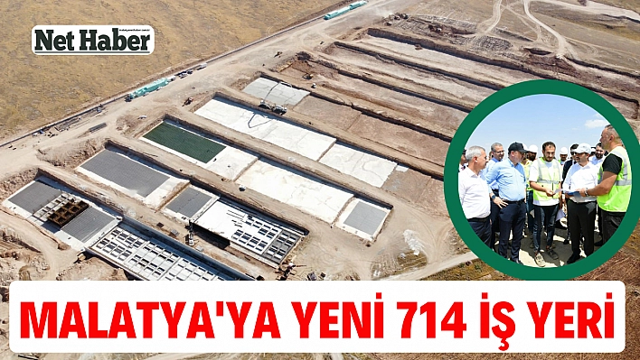 Malatya'ya yeni 714 iş yeri