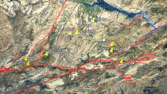 Malatya-Yeşilyurt-Doğanşehir arasında yeni bir fay hattı mı var?