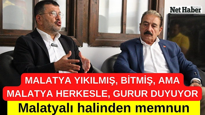 Malatyalı halinden memnun