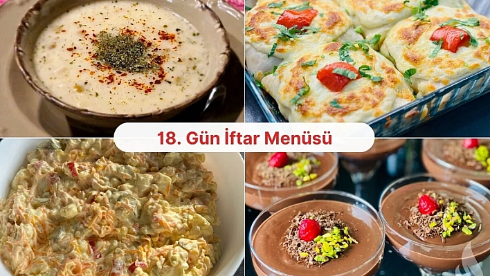 Malatyalı hanımlar için 18. gün iftar menüsü hazır!