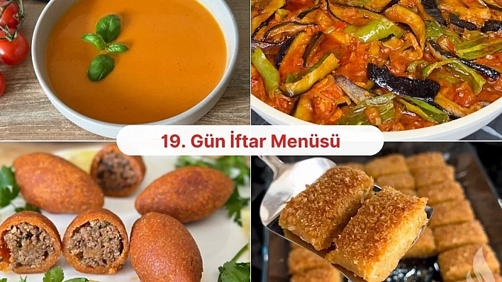 Malatyalı hanımlar için 19. gün iftar menüsü hazır!