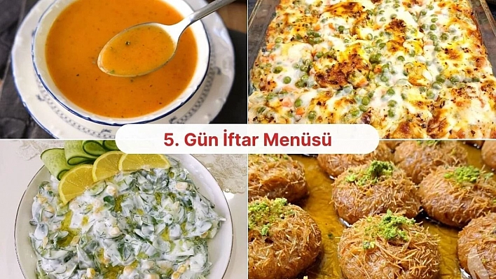 Malatyalı Hanımlar İçin 5. Gün İftar Menüsü Hazır!