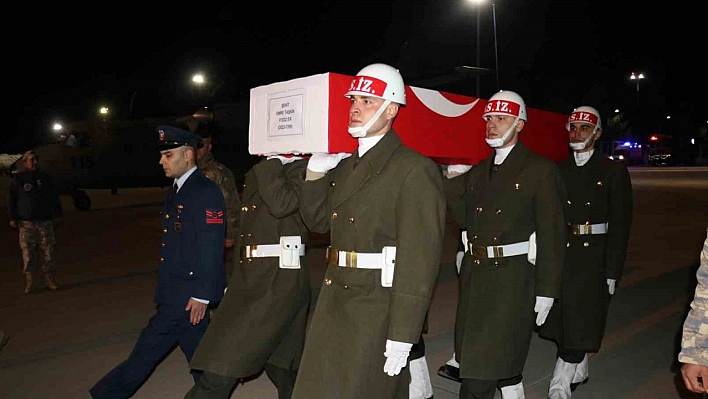 Malatyalı şehidin naaşı memleketine getirildi