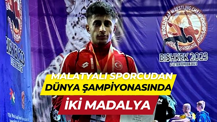 Malatyalı sporcudan dünya şampiyonasında iki madalya