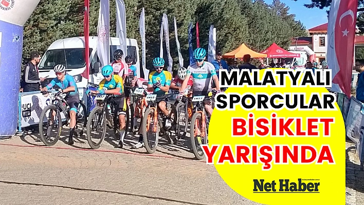 Malatyalı sporcular bisiklet yarışında