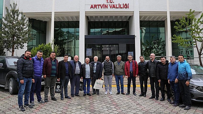 Gazeteciler Artvin'de 