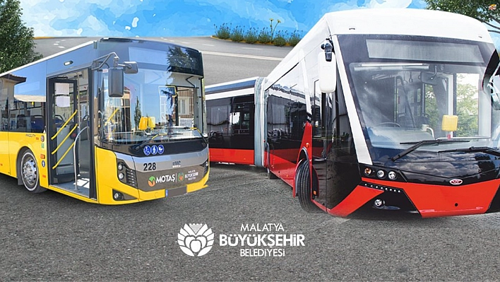 Malatyalılar Trambüs ve Otobüslere Ücretsiz Binecekler..!