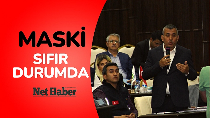 MASKİ sıfır durumda