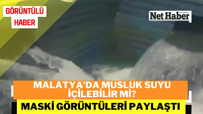 MASKİ su kaynağının görüntüsünü paylaştı