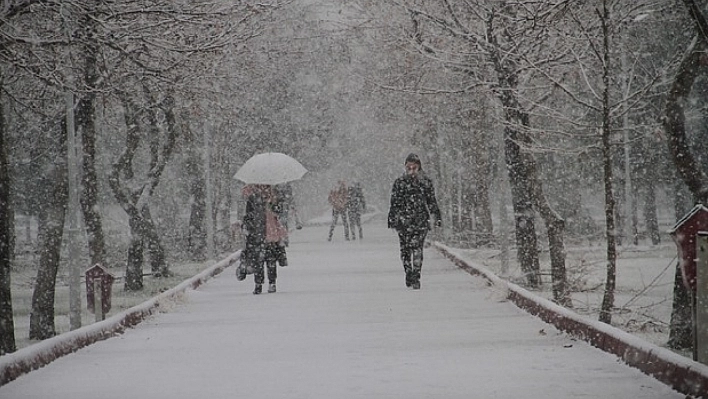 Meteoroloji Elazığ'da o bölgeleri işaret etti! Kar geliyor...