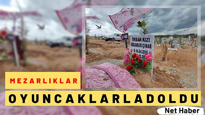 Mezarlıklar oyuncaklarla doldu