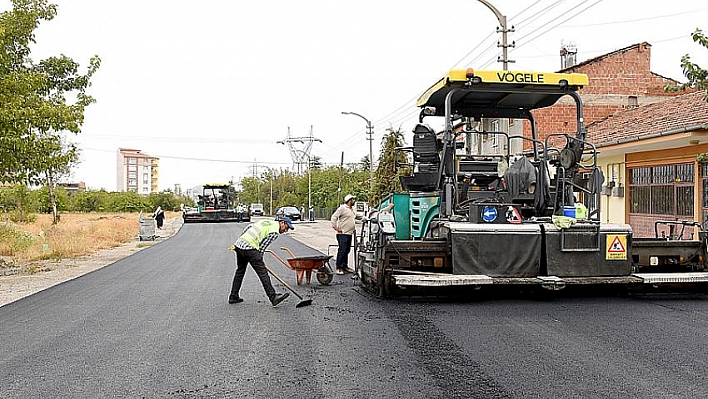 Trafo yolu asfaltlandı 