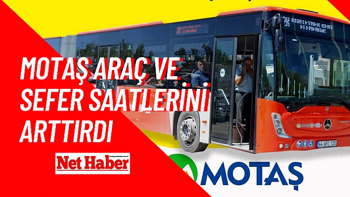 MOTAŞ araç ve sefer saatlerini arttırdı 