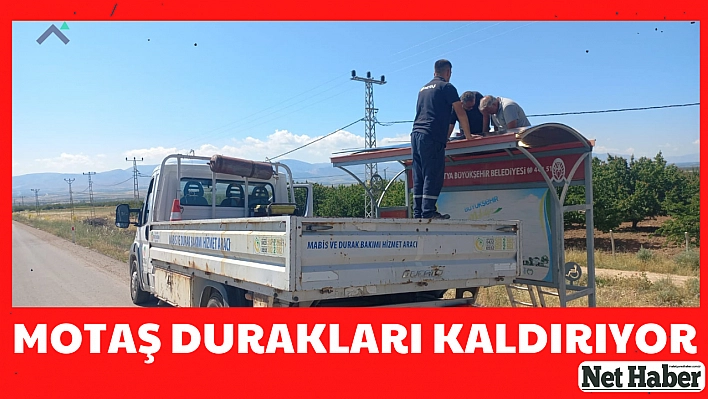 MOTAŞ durakları kaldırıyor