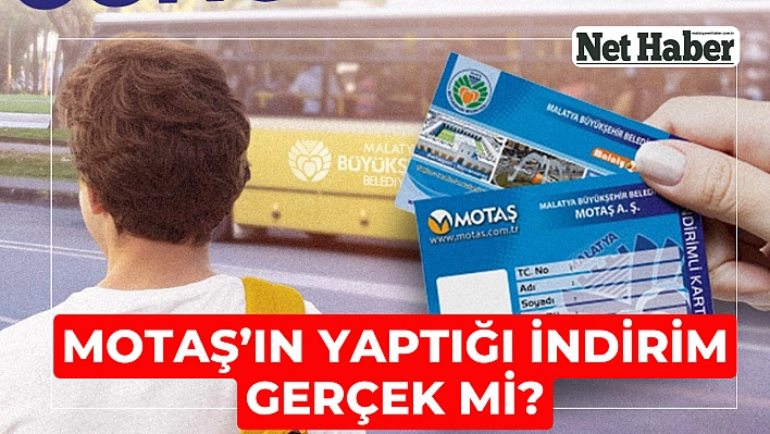 MOTAŞ'ın yaptığı indirim gerçek mi?