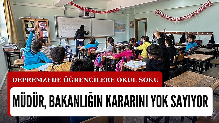 Müdür, Bakanlığın kararını yok sayıyor