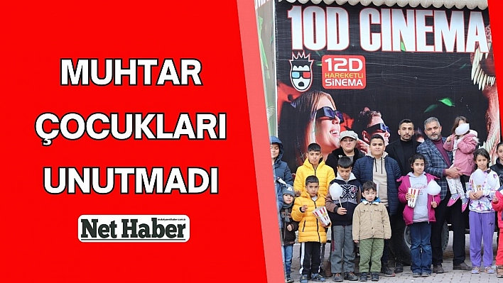 Muhtar çocukları unutmadı